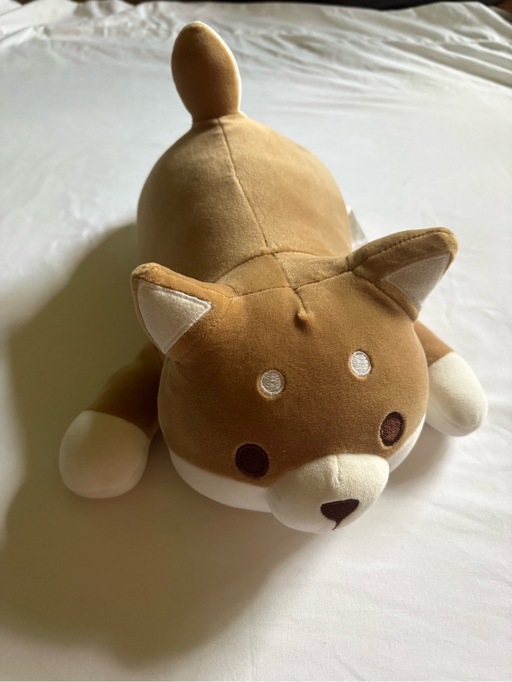Adorable Brown Shiba Inu Plush Toy - Soft Cuddly Dog